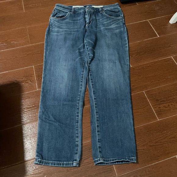 Anthropologie Pilcro And The Letterpress EM blue jean Boyfriend cotton denim 8 - Picture 5 of 16